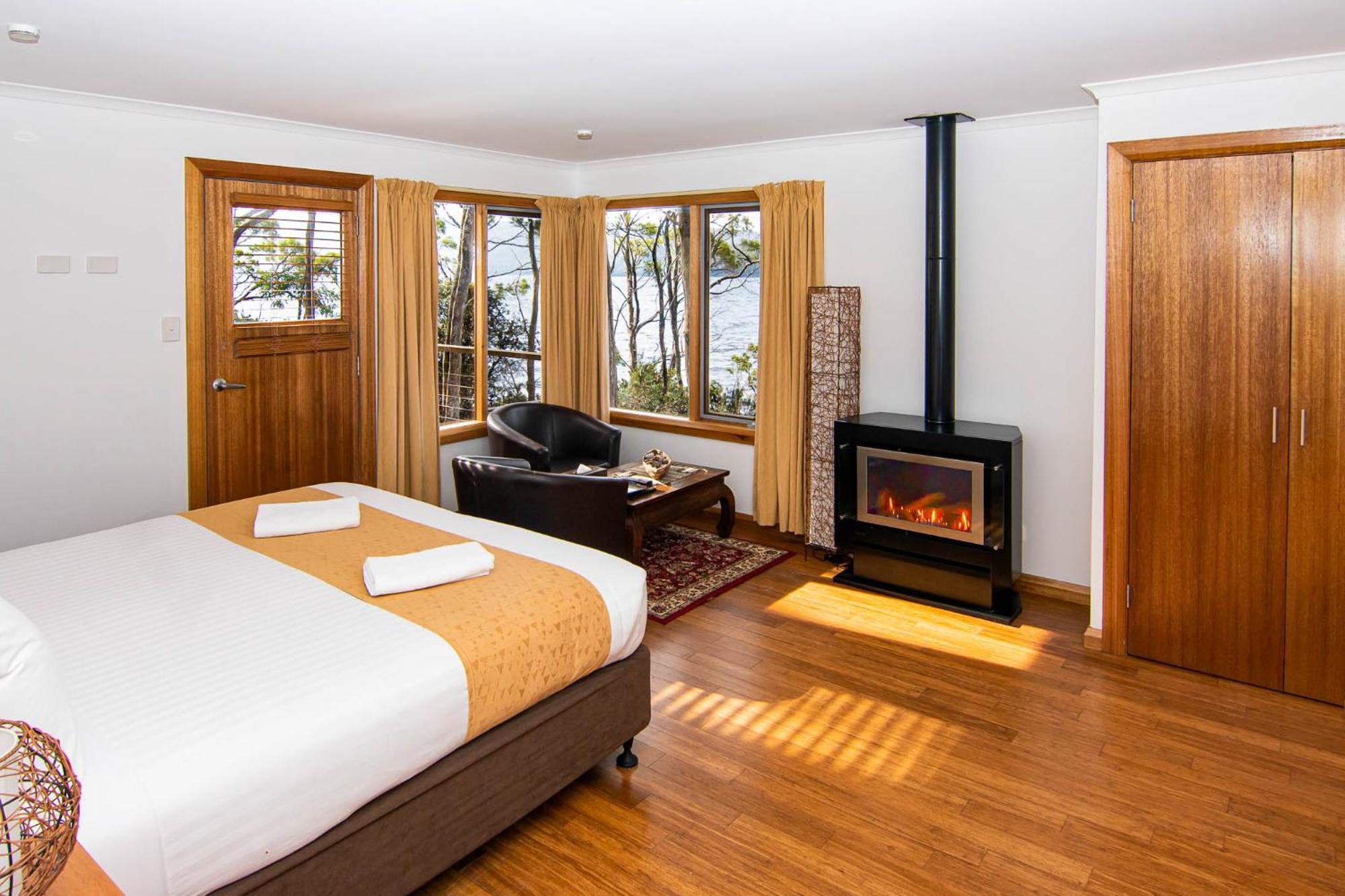 Lake St Clair Lodge Oda fotoğraf